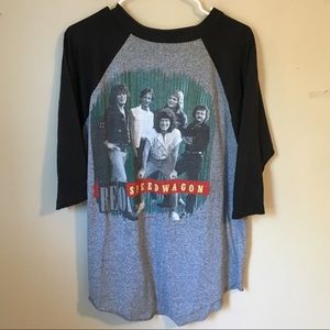 Vintage REO Speedwagon Baseball Shirt RARE